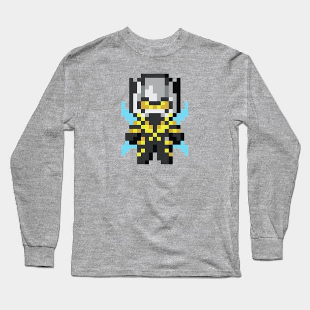 The wasp 8bit Long Sleeve T-Shirt by Kopi Aiko Art